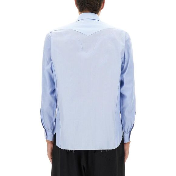 MAISON MARGIELA Men's Western Style Button-Up Shirt Men AZURE Shirts